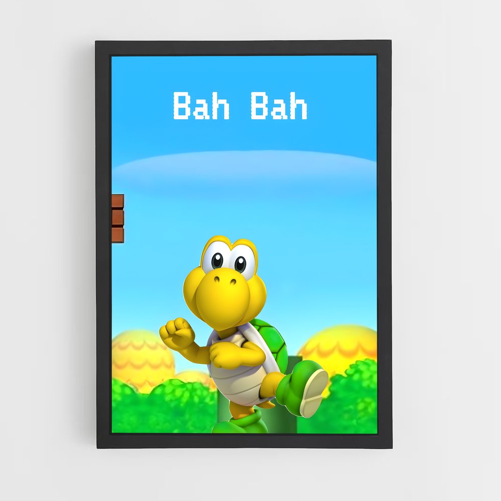 Poster Koopa Sprint – affiche Mario (vue 2)
